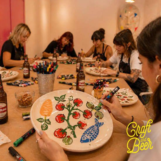 Pon la mesa con estilo: dise\u00f1a tu propio plato con cerveza ilimitada en Malasa\u00f1a