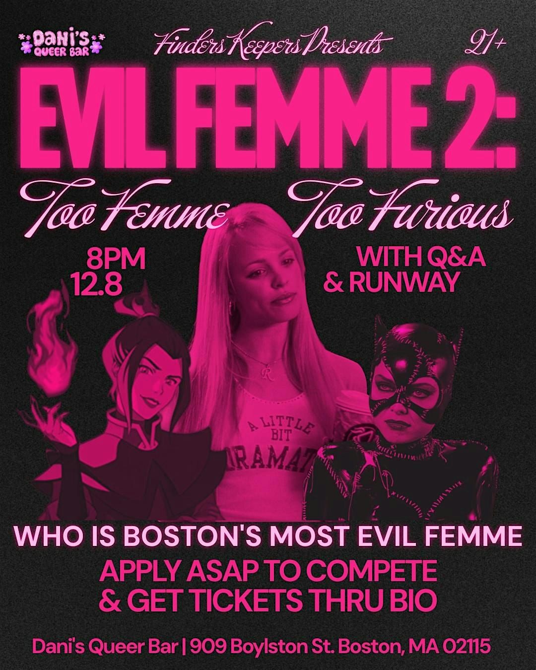 Evil Femme Competition pt 2:  Too Femme Too Furious