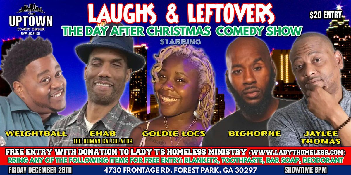 Laughs & Leftovers- The Day After Christmas Comedy Show
