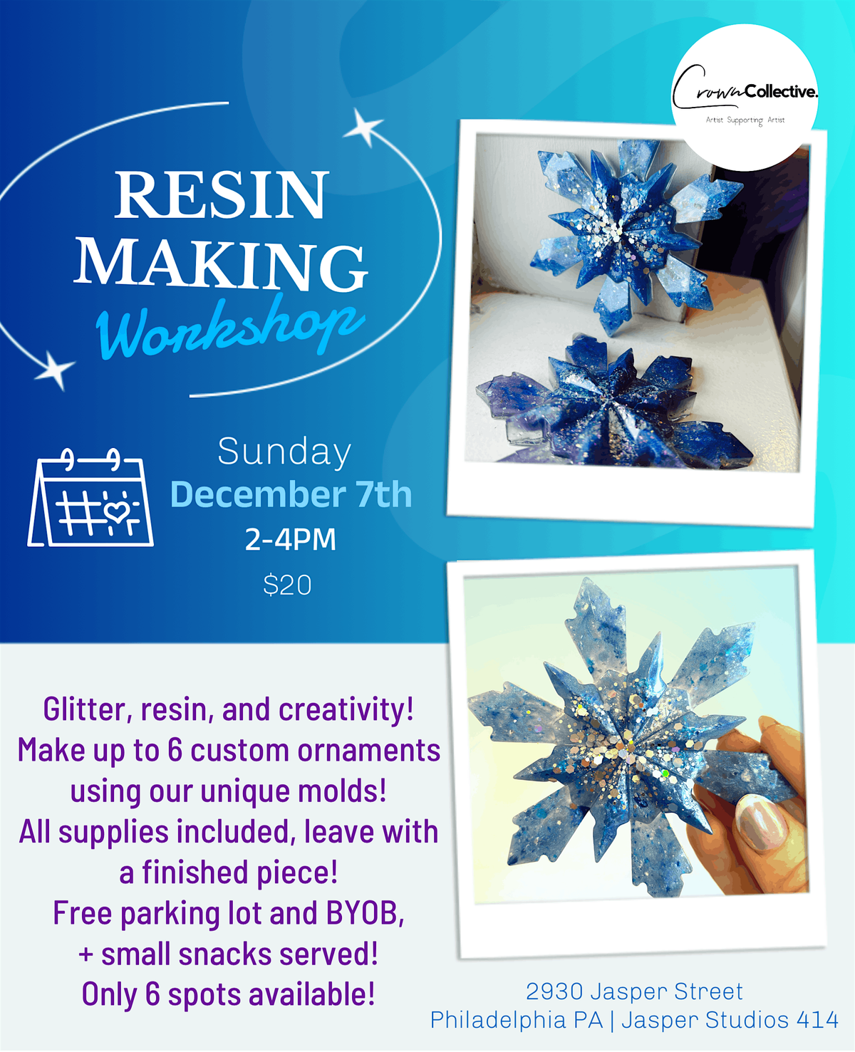 Resin Making , Create your Christmas Ornament