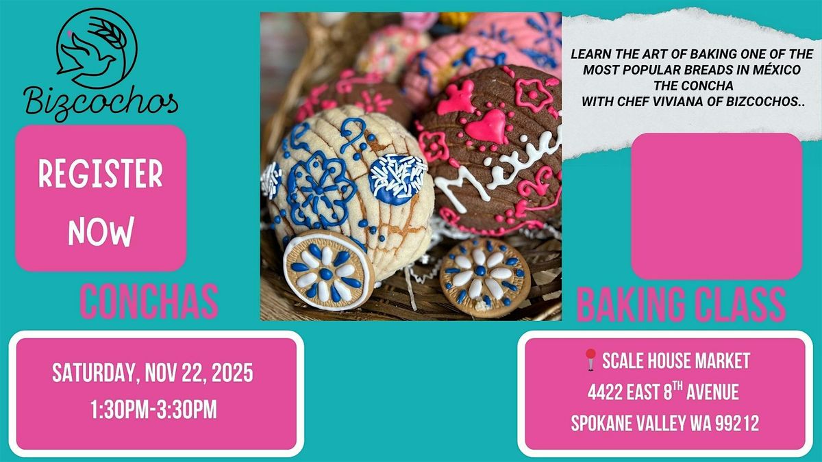 Conchas Baking Class with Bizcochos