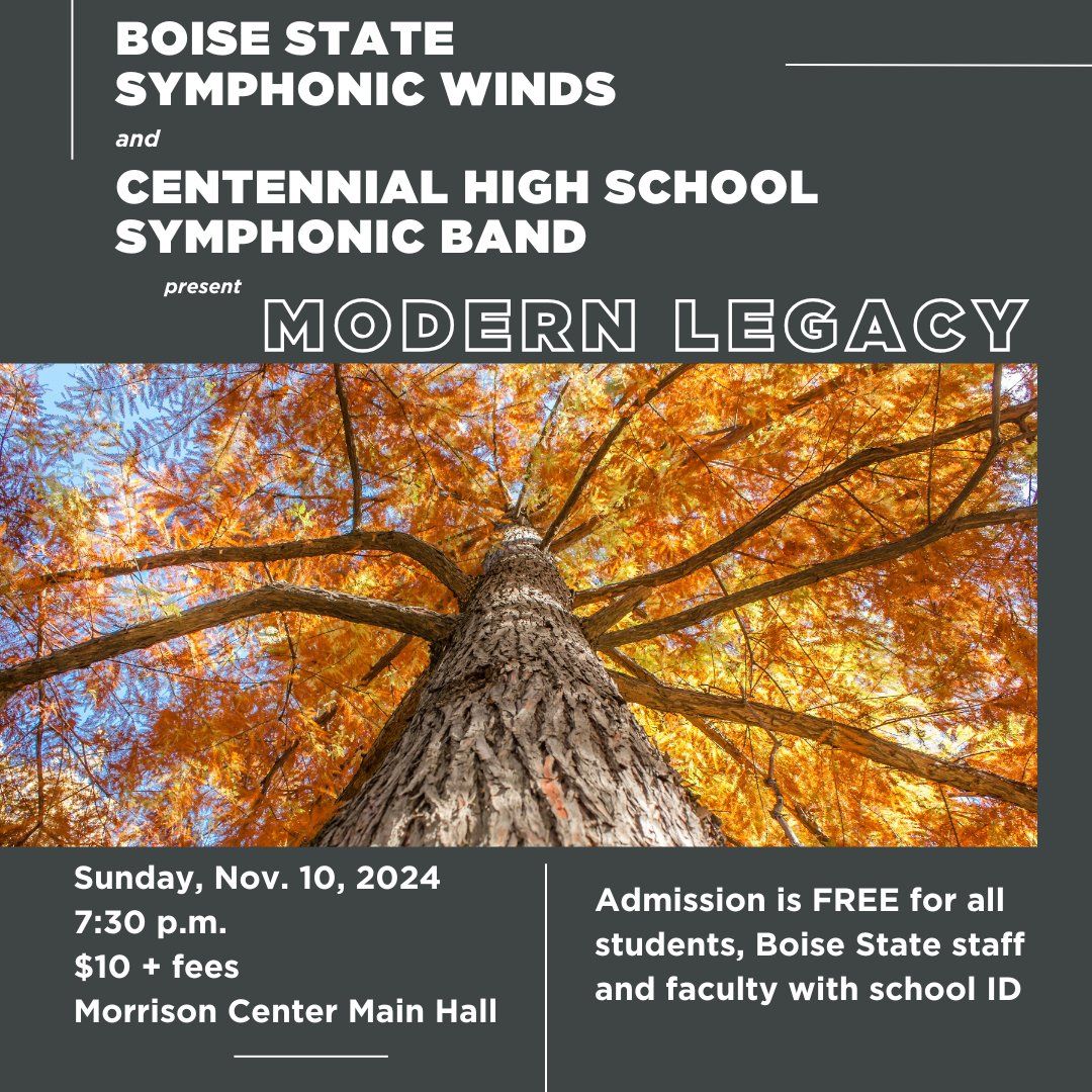 Boise State University Department of Music - Symphonic Winds at Morrison Center