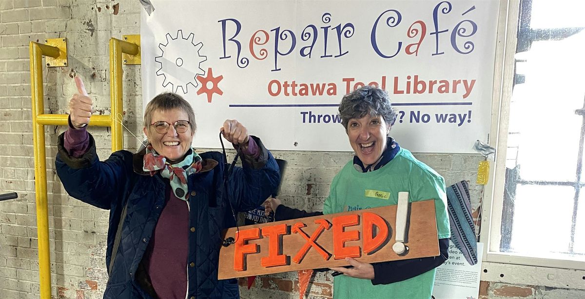 September Repair Caf\u00e9 at Zibi