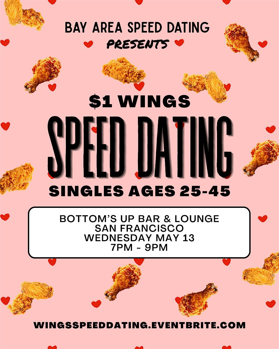 $1 WINGS SPEED DATING | Singles Ages 25-45 (Suggested)