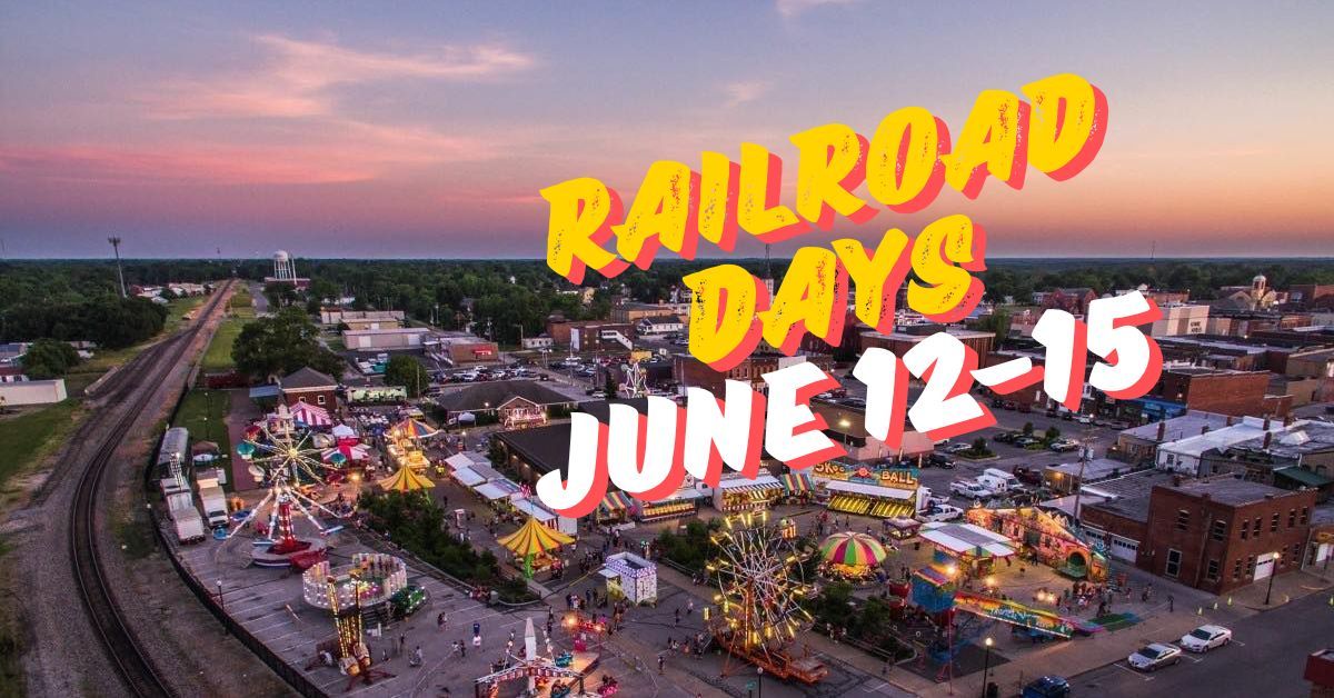 Railroad Days 2024! Moberly Depot District June 12 to June 15