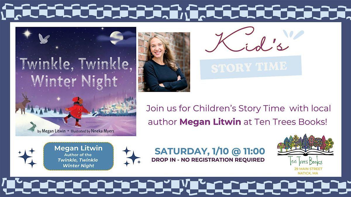 Winter Storytime with Megan Litwin at Ten Trees Books