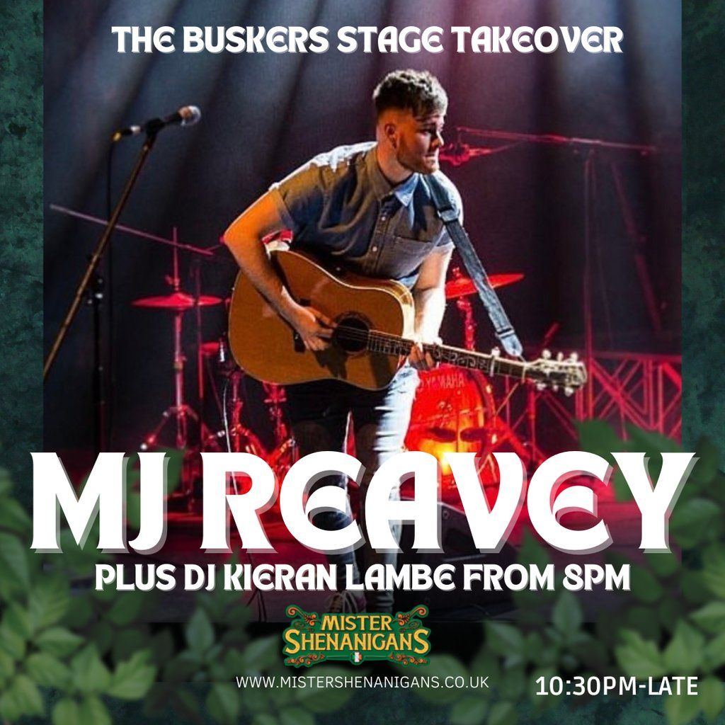 MJ Reavey Live Friday Night at Mister Shenanigans