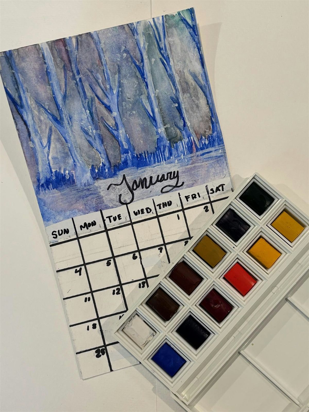 Watercolor Design 2026 Calendar (2-Part Class) | Jake Willwerth, Instructor