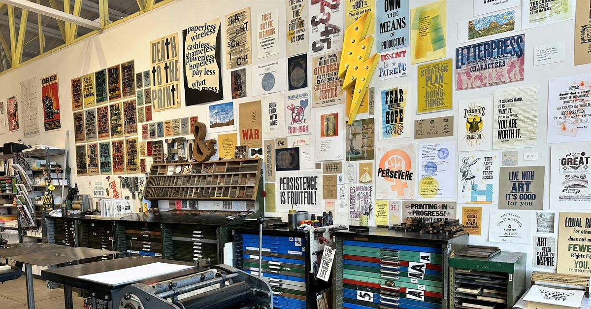 Letterpress Workshop Saturday, January 17