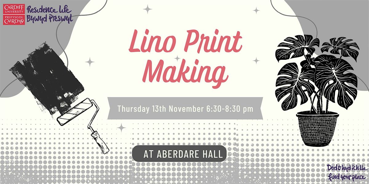 Lino Print Making \u00a6 Gwneud Argraffu Lino
