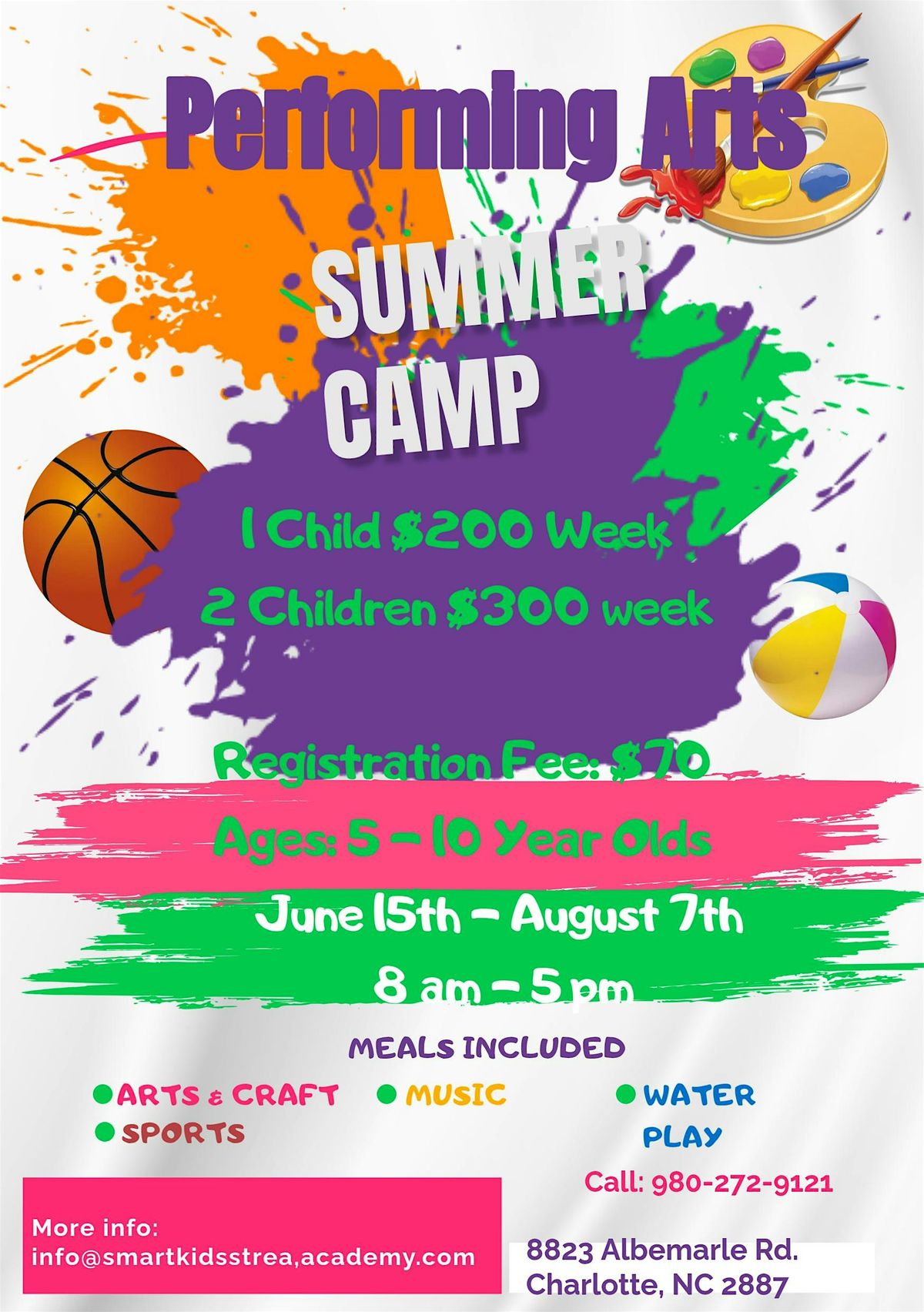 PEEFORMING ARTS SUMMER CAMP