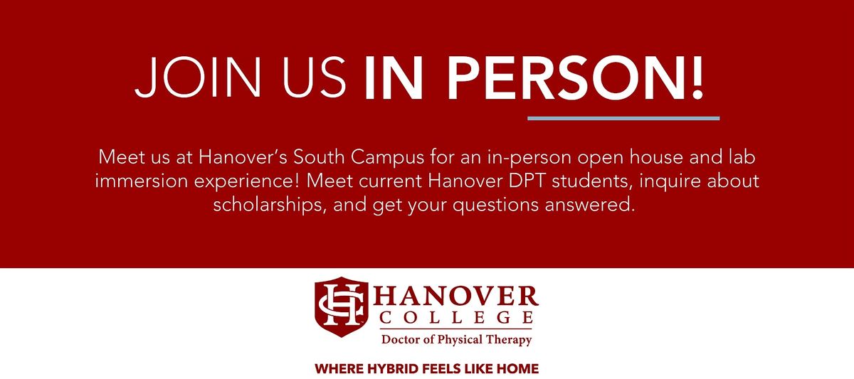 Hanover DPT Open House and Lab Immersion Experience