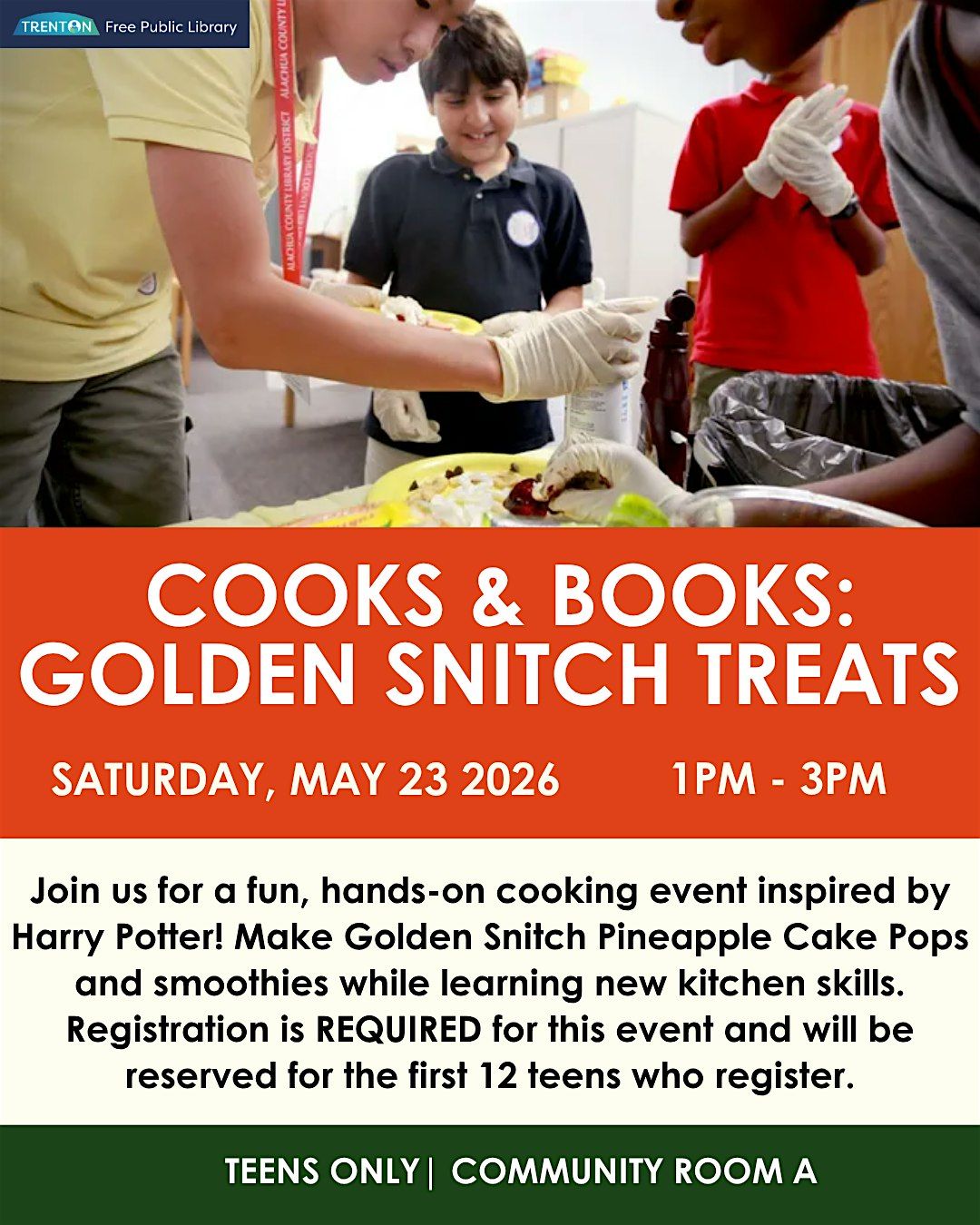 Cooks & Books: Golden Snitch Treats