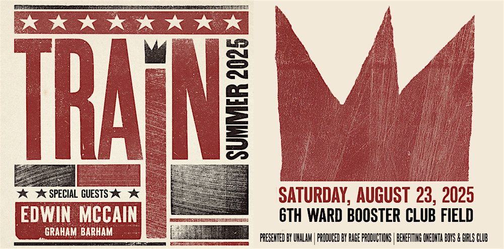 Train with Special guests Edwin McCain and Graham Barham in Oneonta