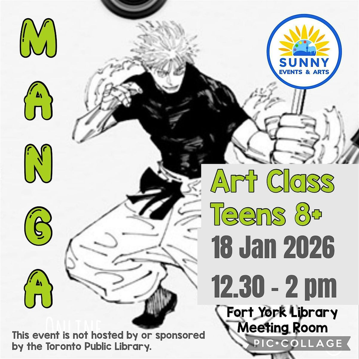 Art Workshop MANGA  \/ Teens 8+