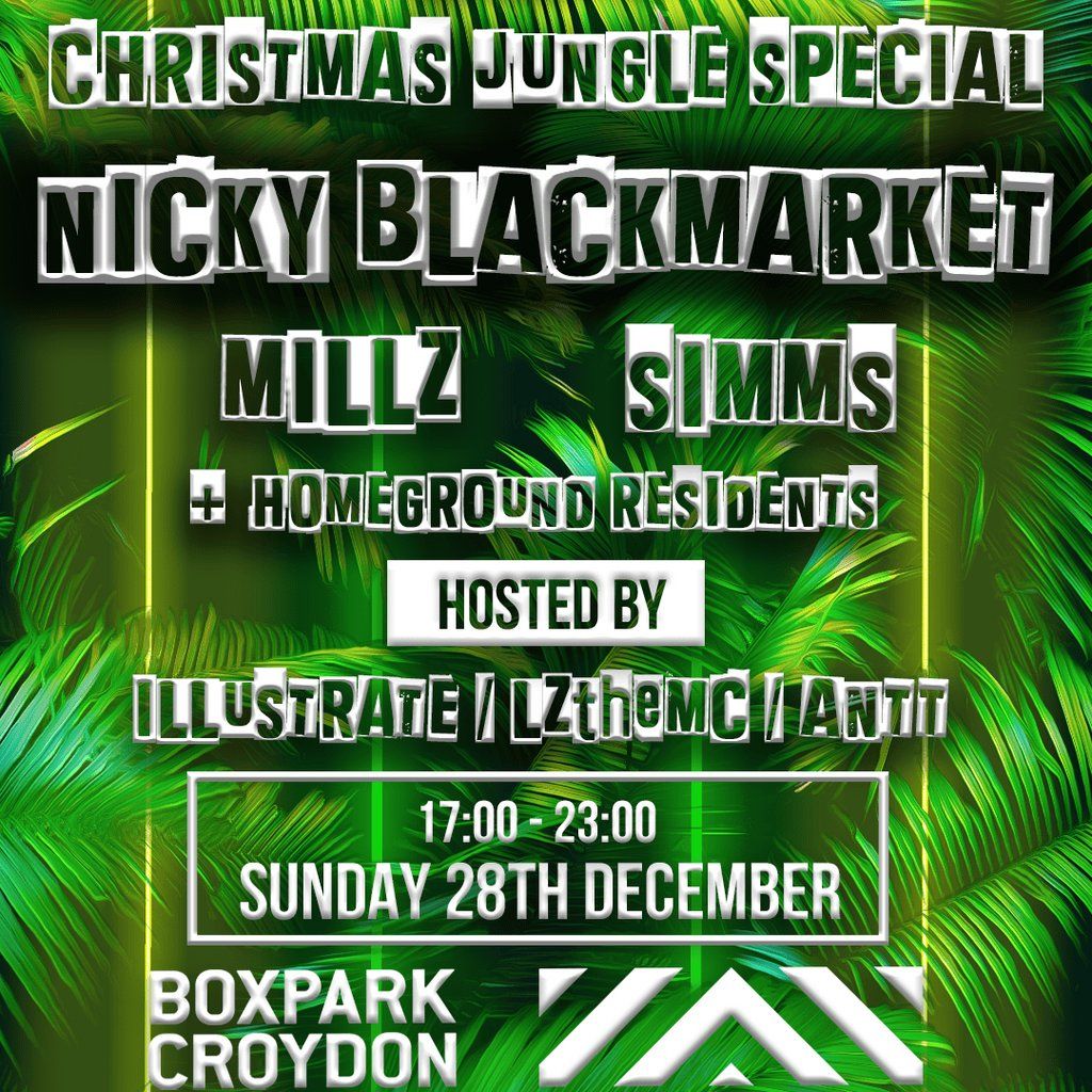 Christmas Jungle Rave W\/ Nicky Blackmarket & More