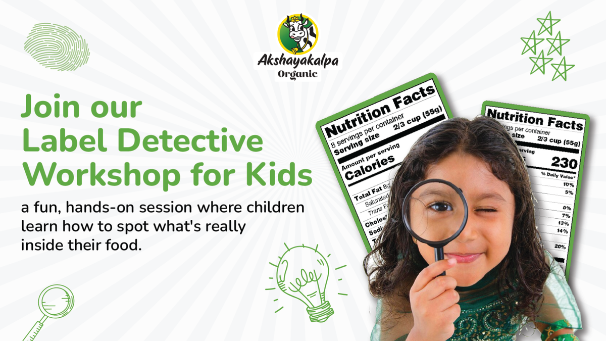 Akshayakalpa Organic x Excel Global School: Label Detective Workshop