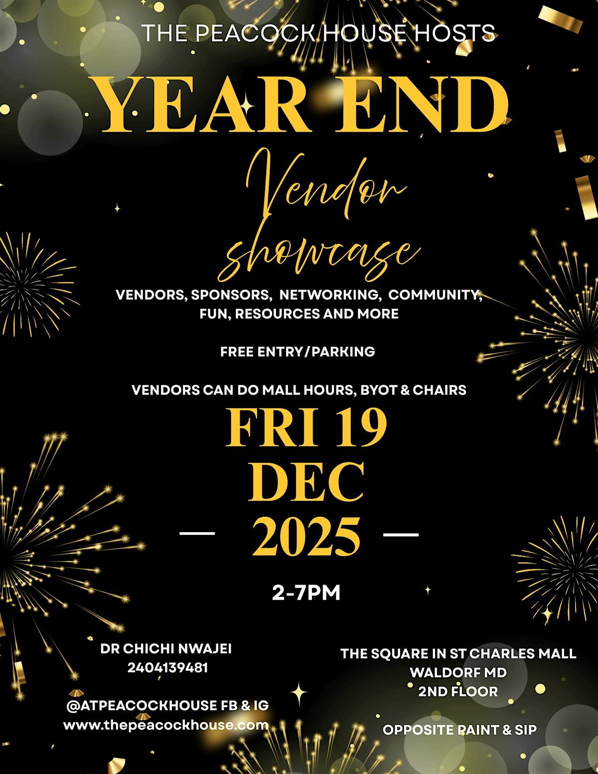 END OF YEAR VENDOR SHOWCASE