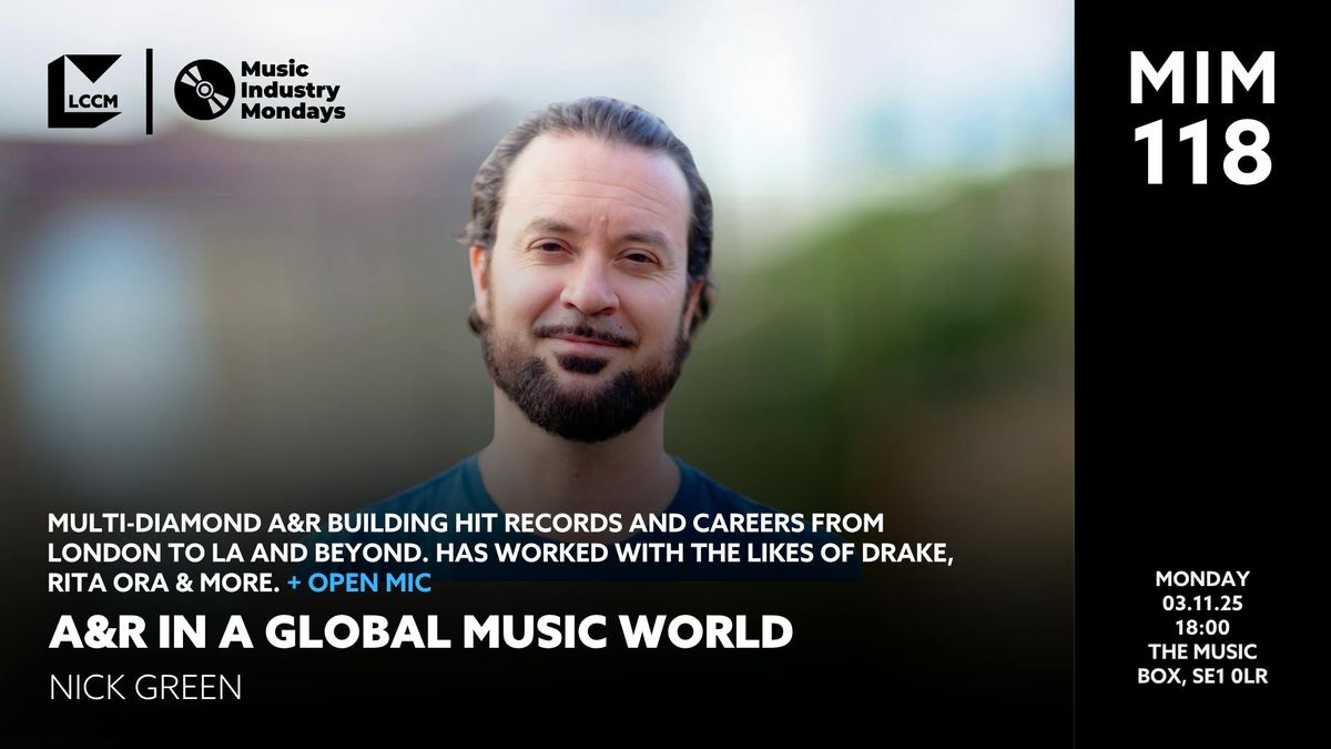 Music Industry Monday - A&R In a Global Music World