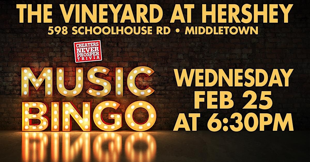 Music Bingo at The Vineyard at Hershey
