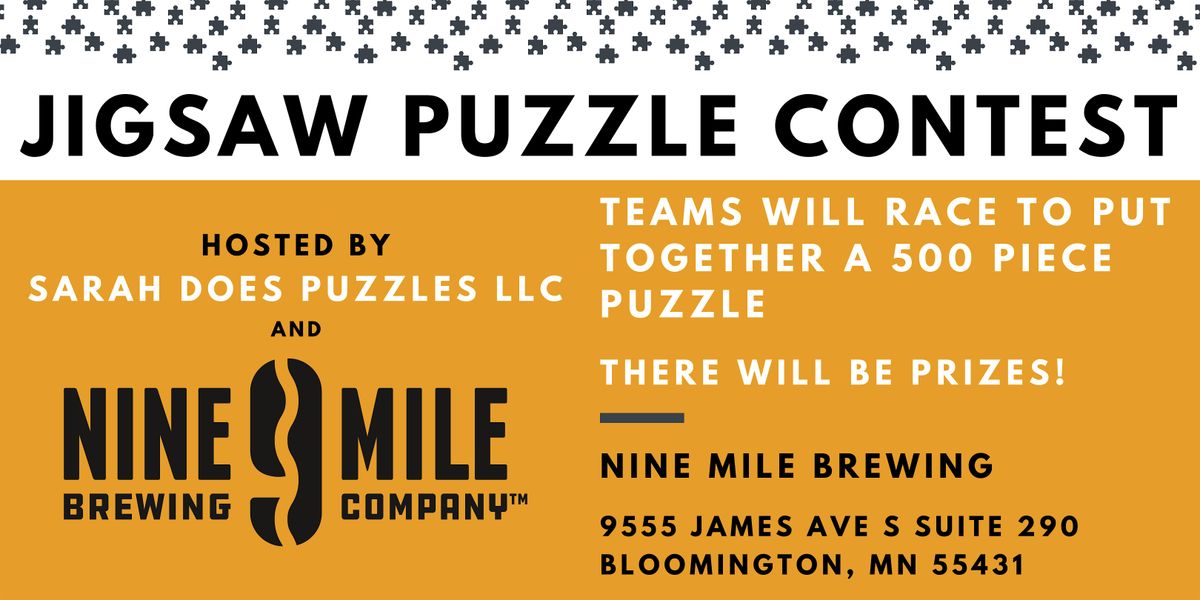 Team Jigsaw Puzzle Contest at Nine Mile Brewing - January 2026