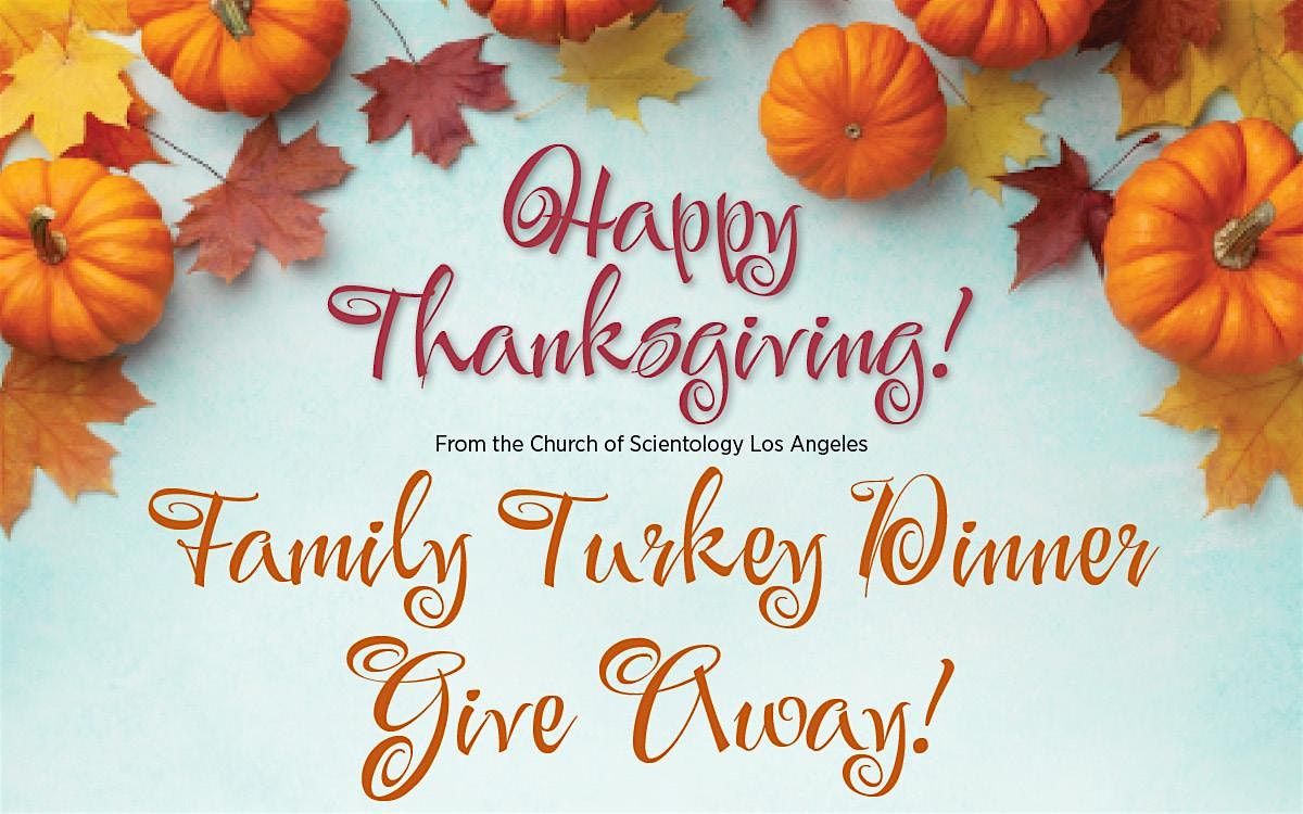 Thanksgiving Turkey Give Away