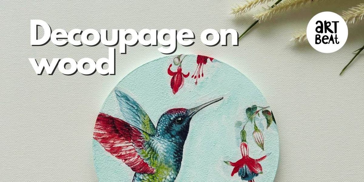 Decoupage on wood