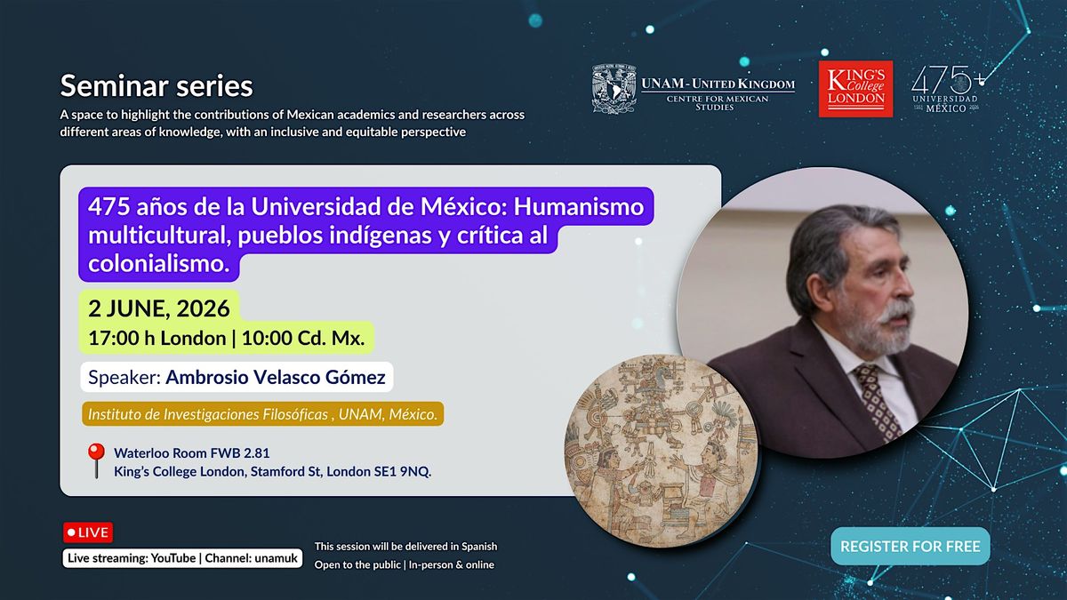 475 Years of the University of Mexico: Humanism and Critique of Colonialism