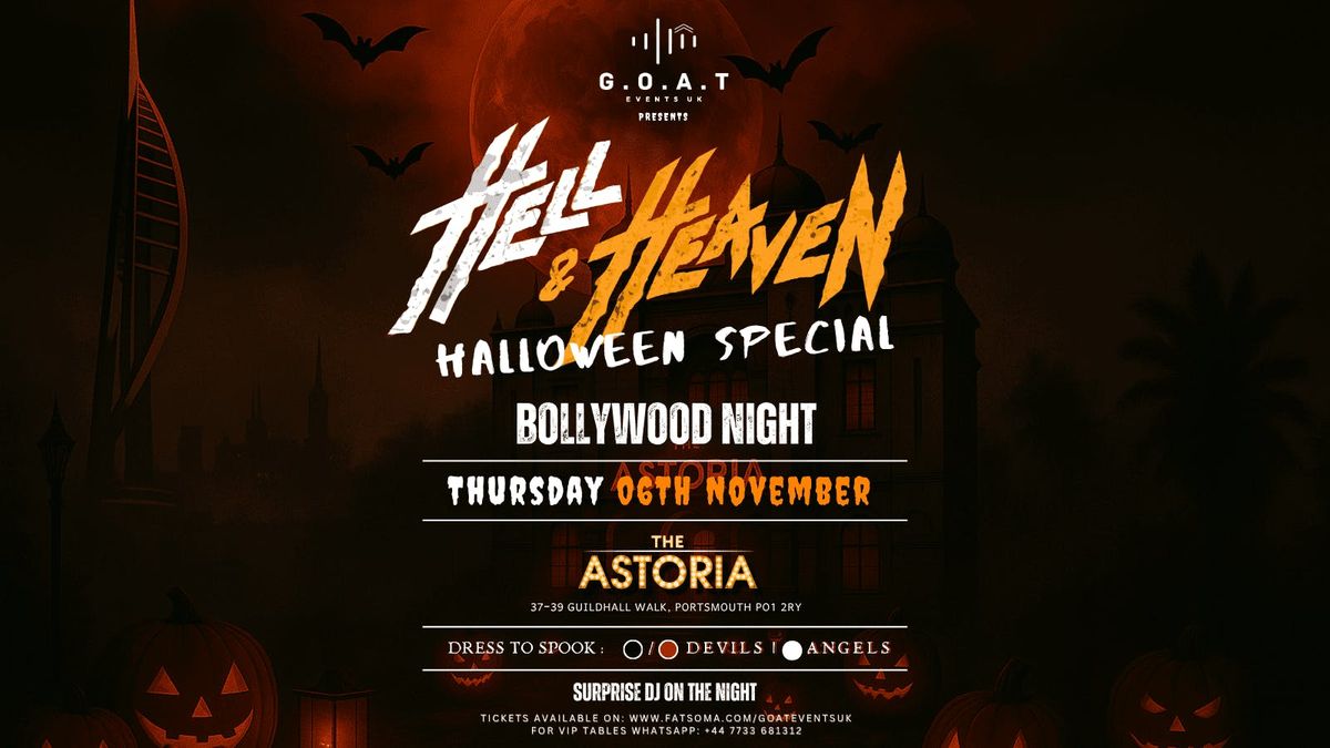 BOLLYWOOD HALLOWEEN NIGHT- HELL & HEAVEN EDITION
