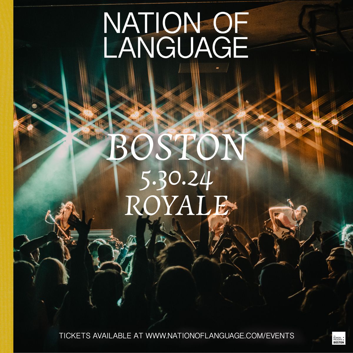 Nation of Language at Music Box San Diego