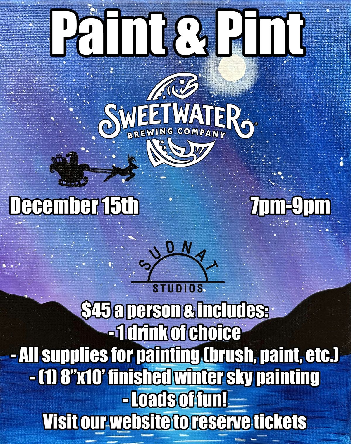 Paint & Pint @ Sweetwater Brewing