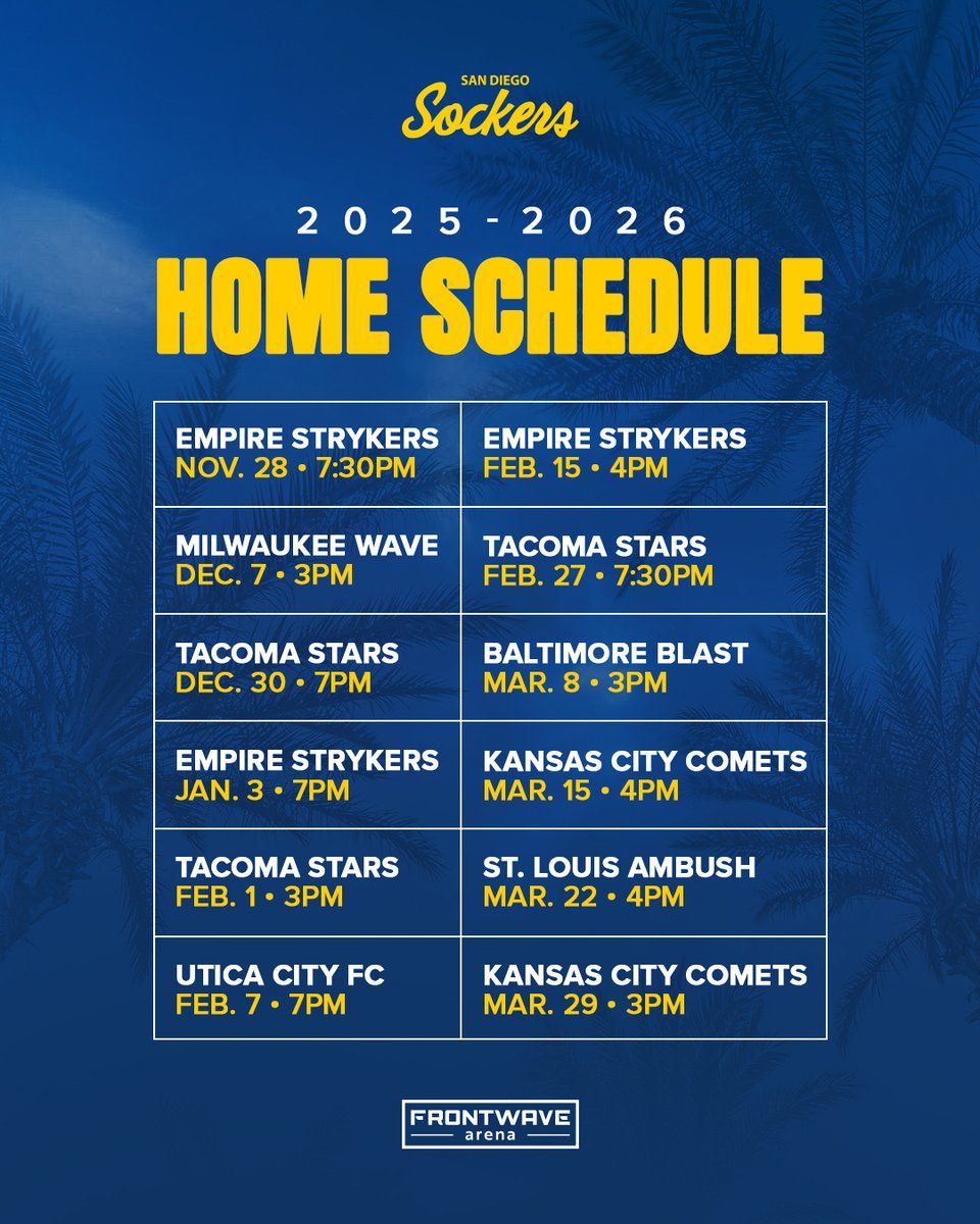 San Diego Sockers vs. Empire Strykers