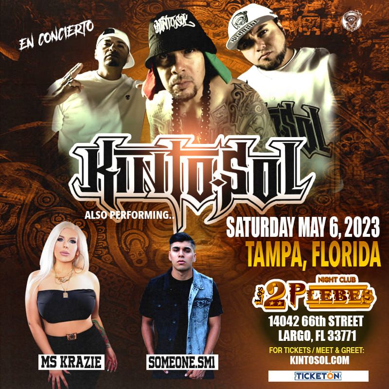 Kinto Sol y Ms Krazie en concierto en Tampa, Florida. Los 2Plebes