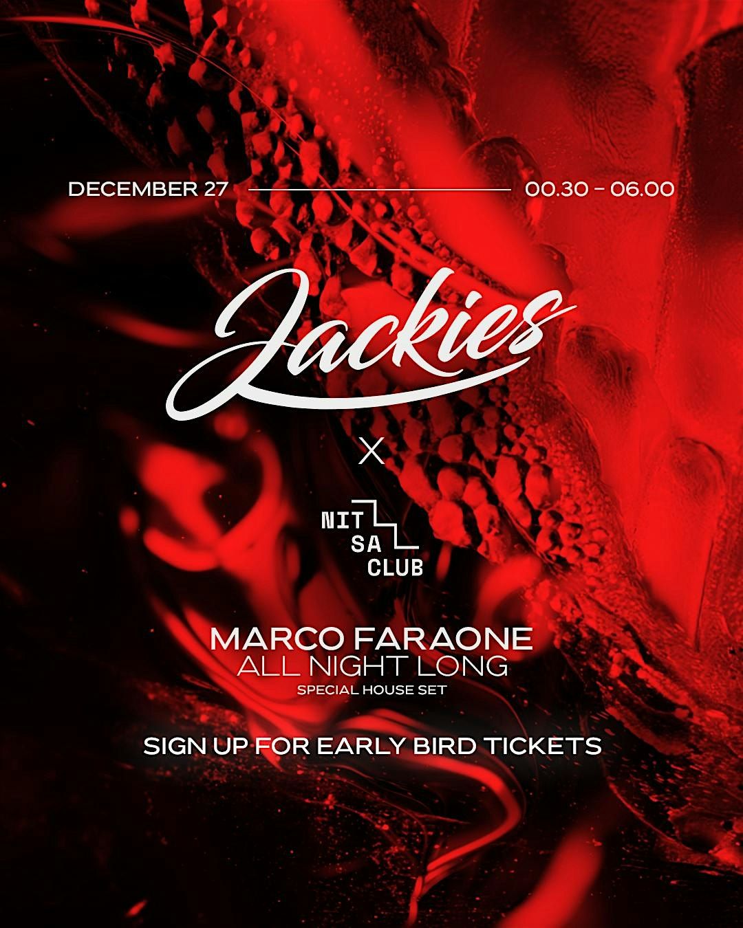 Jackies x Nitsa w\/ Marco Faraone House Set (All Night Long)