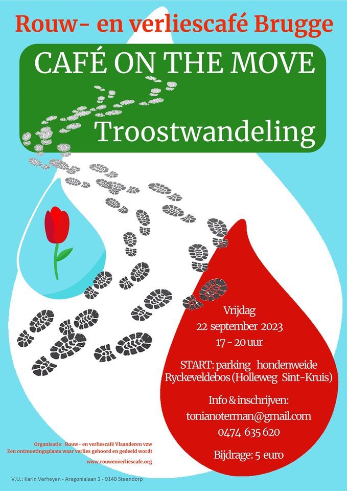 Caf\u00e9 on the move - Troostwandeling