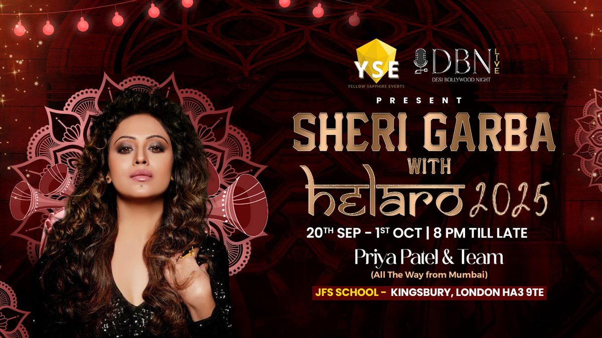 Navratri 2025 - Sheri Garba with Helaro (Kingsbury