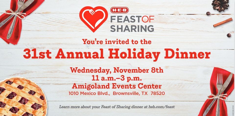 H-E-B Feast Of Sharing In Brownsville | Amigoland Event Center ...