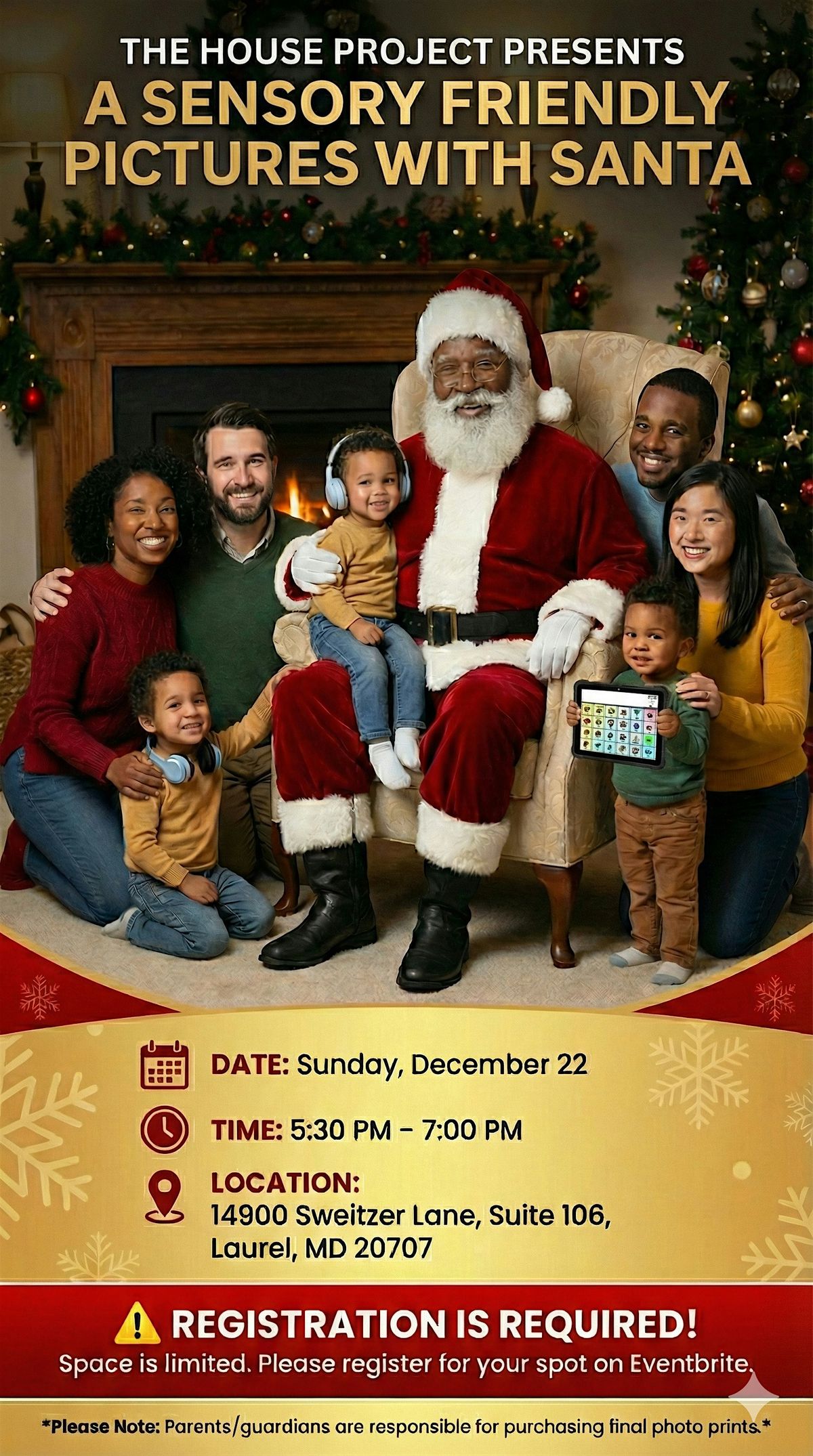Pictures With Santa: A Sensory Friendly Event