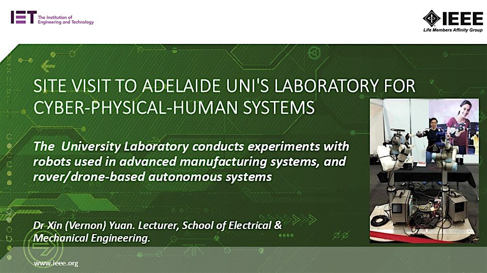 Site Visit to Adelaide Uni's Laboratory for Cyber-Physical-Human Systems