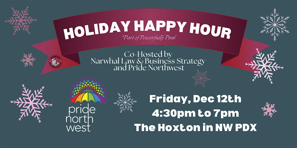 Holiday Happy Hour with Pride Northwest