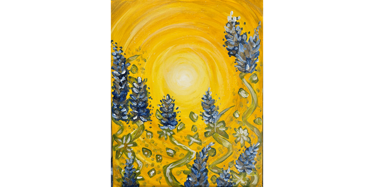 Shimmering Texas Bluebonnets - Paint and Sip in Tyler | Classpop!\u2122
