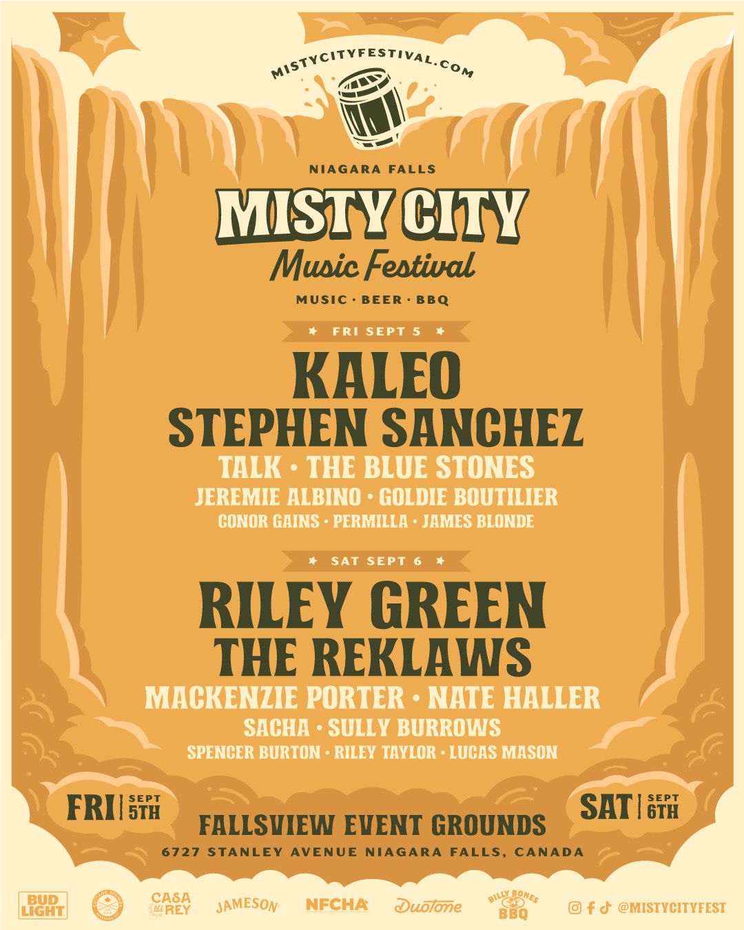 2025 Misty City Music Festival - Friday at Fallsview Event Grounds