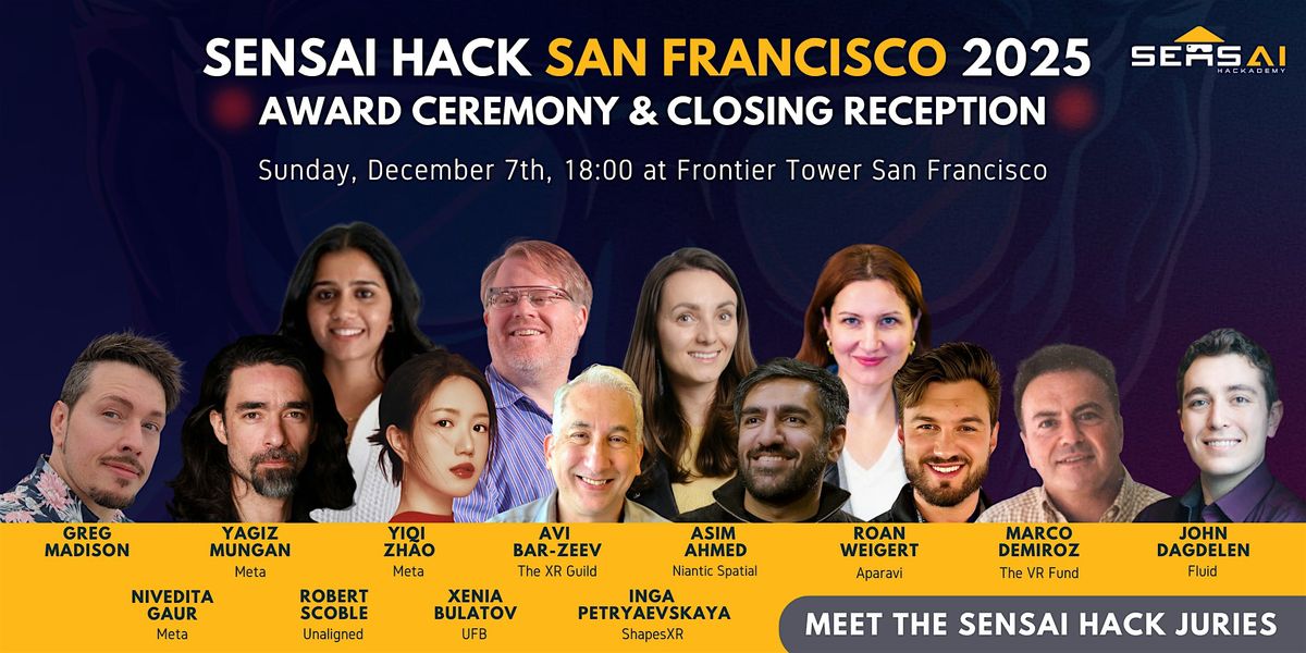 SensAI Hack San Francisco 2025 Award Ceremony & Project Showcase