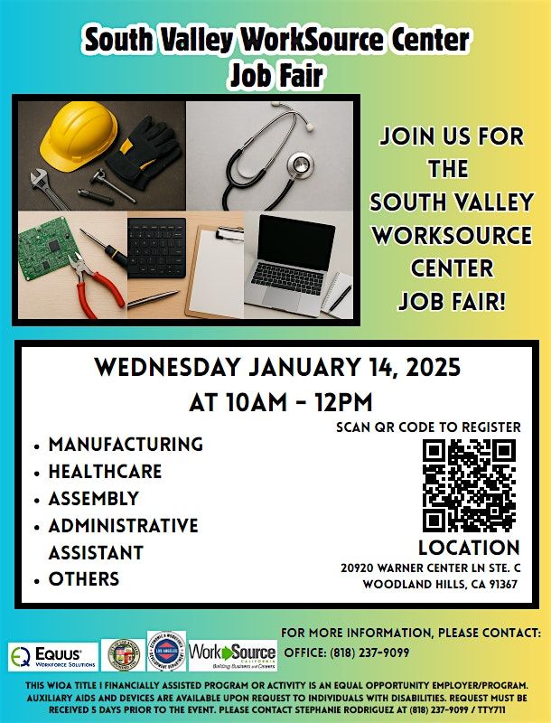 January 14, 2026 Job Fair