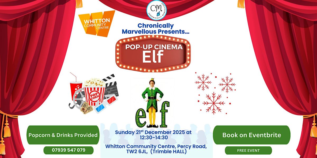 Free Family Cinema Elf Christmas Movie At Whitton Community Centre