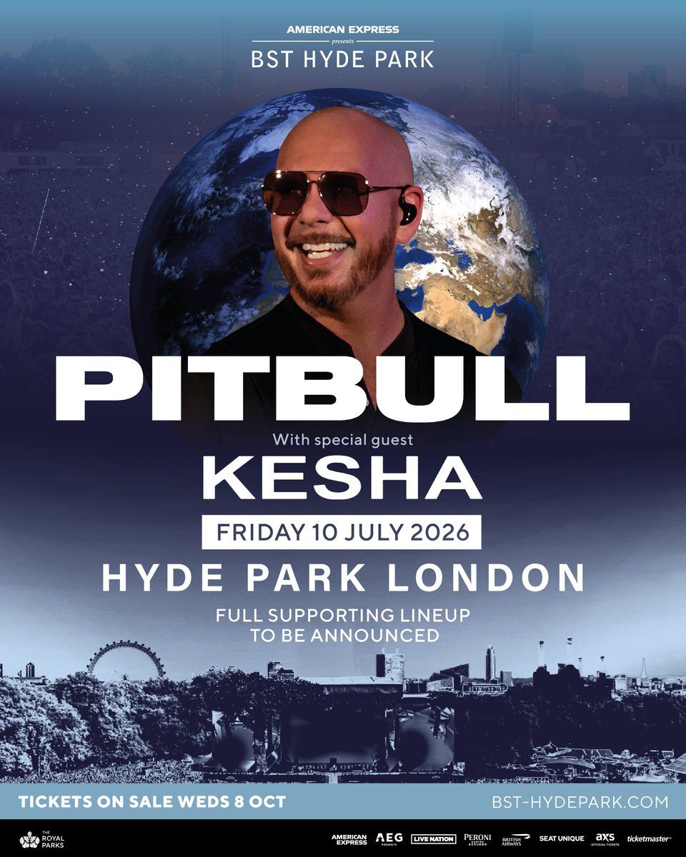 British Summer Time Hyde Park - Pitbull Tickets