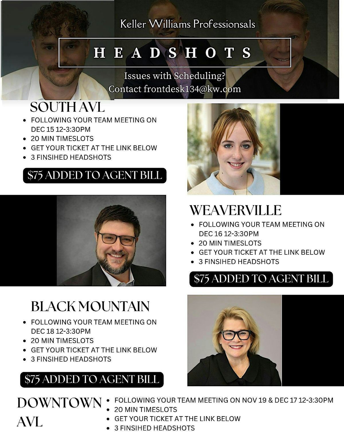 KWP South Weaverville Headshot Day