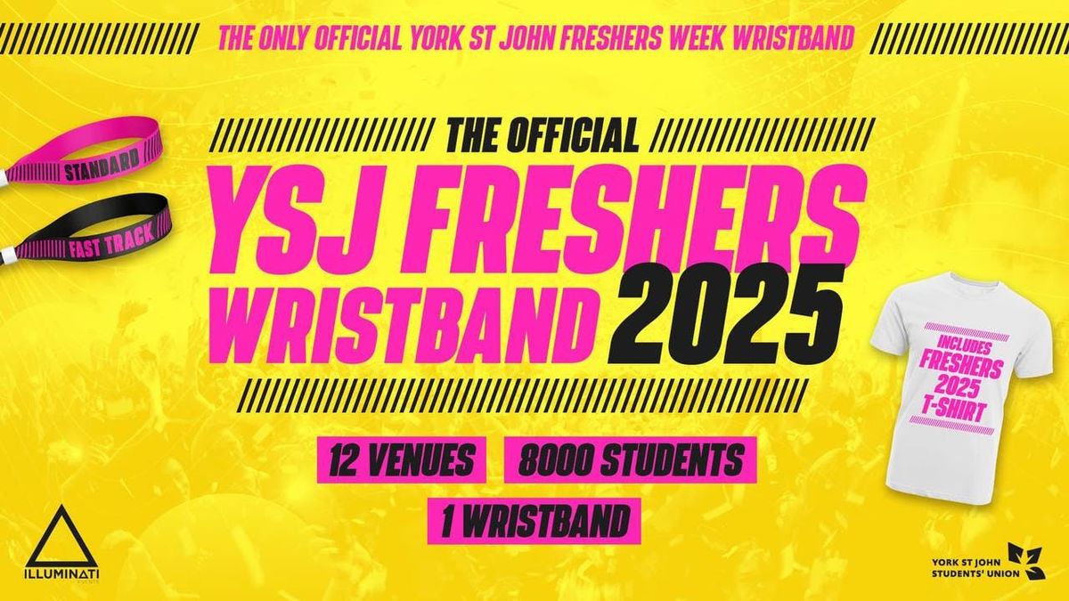 Official York St John Freshers Week 2025
