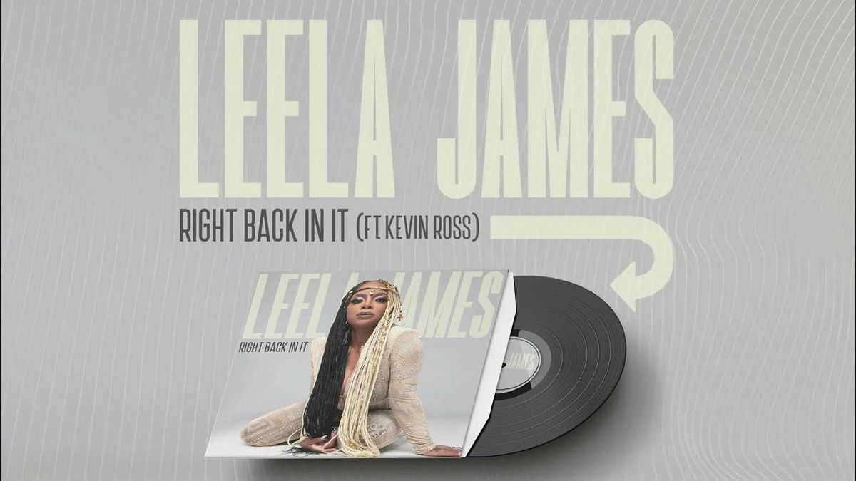 Leela James with Kevin Ross