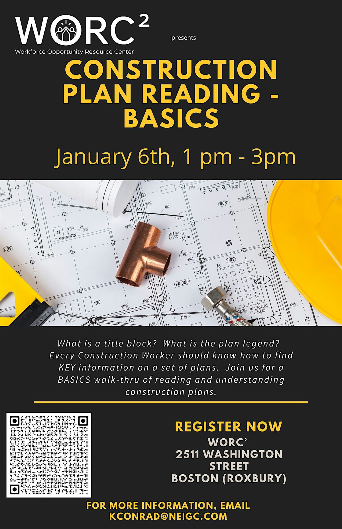 WORC\u00b2 presents: Construction Plan Reading Basics